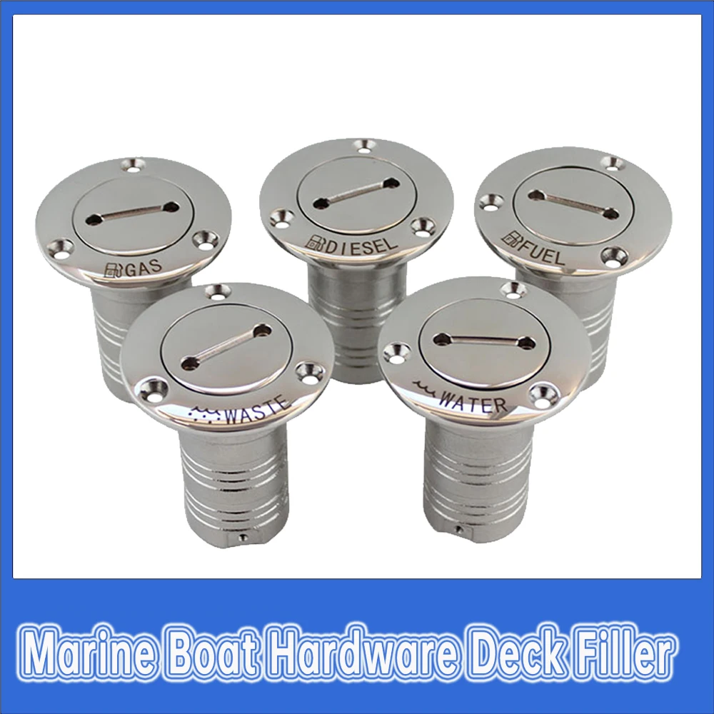 

316 Stainless Steel Marine Boat Hardware Deck FillerDiesel Gas Key Cap Filler Deck Filler Boat Accessories Yacht