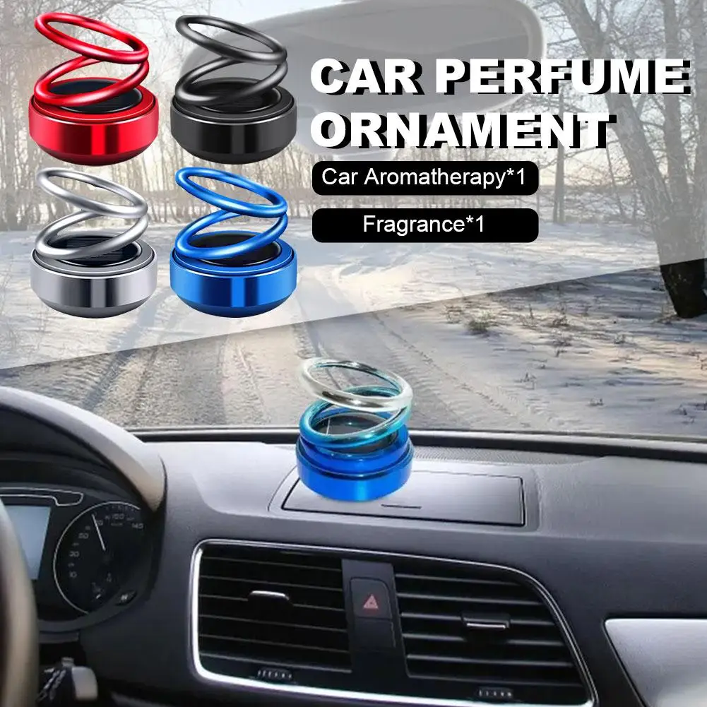 Car Perfume Diffuser Rotating Solar Air Freshener Double Diffuser Accessories Aromatherapy Decoration Scent Interior Car N8H2
Car Perfume Diffuser Rotating Solar Air Freshener Double Diffuser Accessories Aromatherapy Decoration Scent Interior Car N8H2
