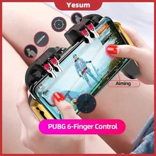 24H SHIPSPUBG Mobile Joystick Gamepad Gaming Cooler Recovery 6 finger control Trigger Game Shooter Controller
24H SHIPSPUBG Mobile Joystick Gamepad Gaming Cooler Recovery 6 finger control Trigger Game Shooter Controller