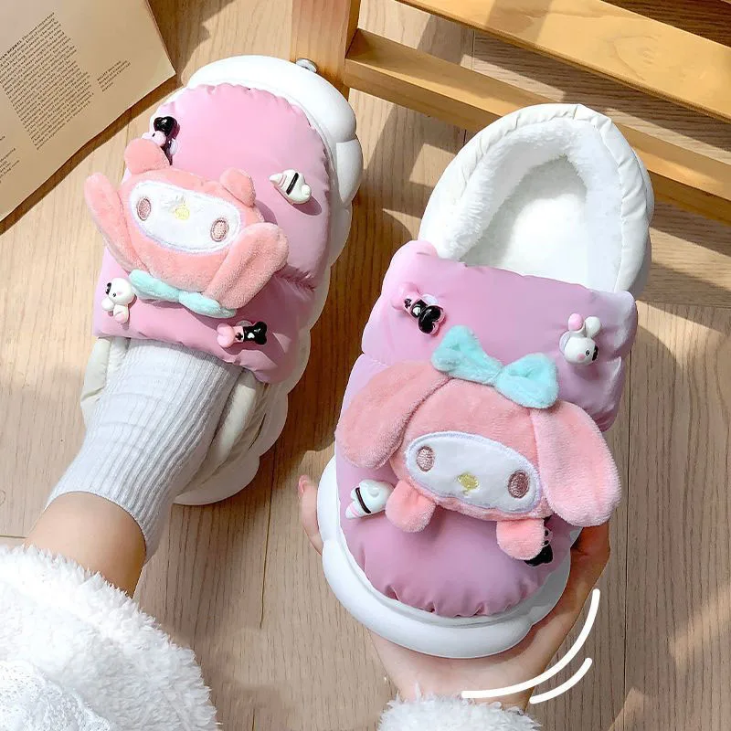 New Sanrio Plush Slippers My Melody Kawaii Anime Student Autumn Winter Bedroom Cute Soft Padded Plush Bedroom Shoes Toys Girls
New Sanrio Plush Slippers My Melody Kawaii Anime Student Autumn Winter Bedroom Cute Soft Padded Plush Bedroom Shoes Toys Girls