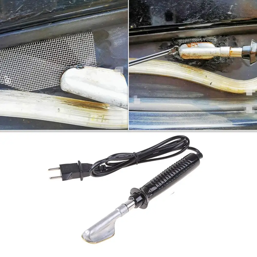 

220v 50w Electric Soldering Iron With Plastic Handle Flat Tip For Car Bumper Repair Auto Handheld Plastic Welding Machine G2g8