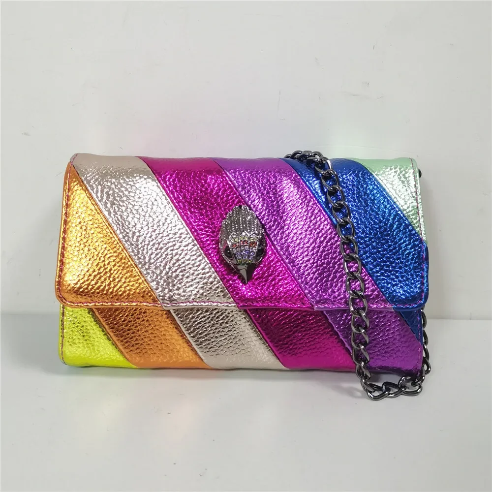 KURT GEIGER UK Rainbow Women Colorful PU Eagle Head Luxury Design Wallet Clutch bag CrossBody Party Shoulder Evening Bags
KURT GEIGER UK Rainbow Women Colorful PU Eagle Head Luxury Design Wallet Clutch bag CrossBody Party Shoulder Evening Bags