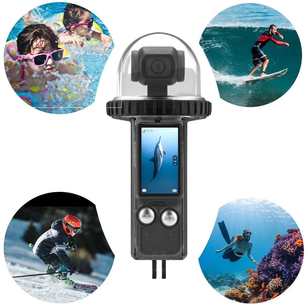 

For Dji Osmo Pocket 3 Waterproof Case 40 Meters Diving Cover Gimbal Camera Protection Accessories