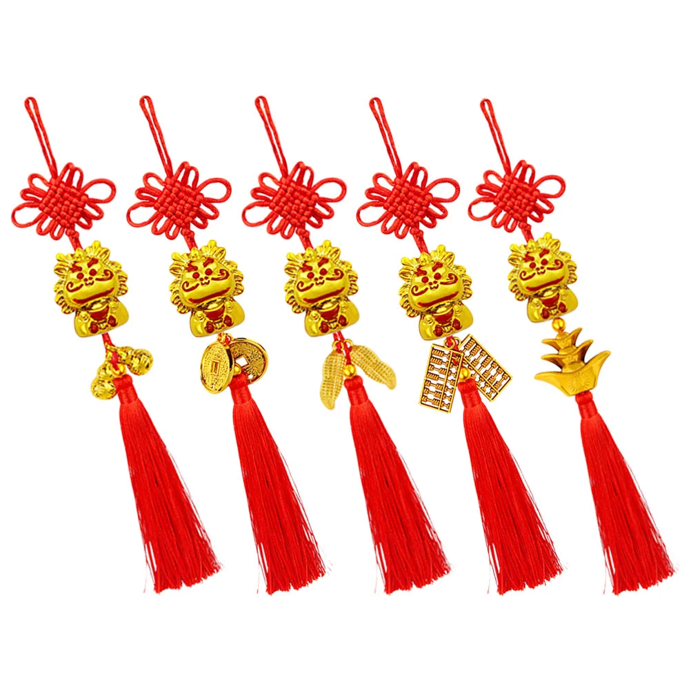 5Pcs Chinese Style Bonsai Hanging Pendants New Year Dragon Pendants Ornament Mixed Style
5Pcs Chinese Style Bonsai Hanging Pendants New Year Dragon Pendants Ornament Mixed Style