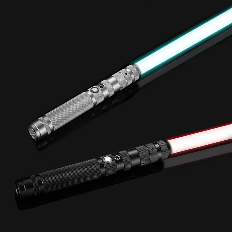 

Металлический световой меч с изменяемым цветом RGB, 7 цветов, со звуковым эффектом, световой меч FX для дуэли, ручка для Metel, светодиодный USB-меч для зарядки