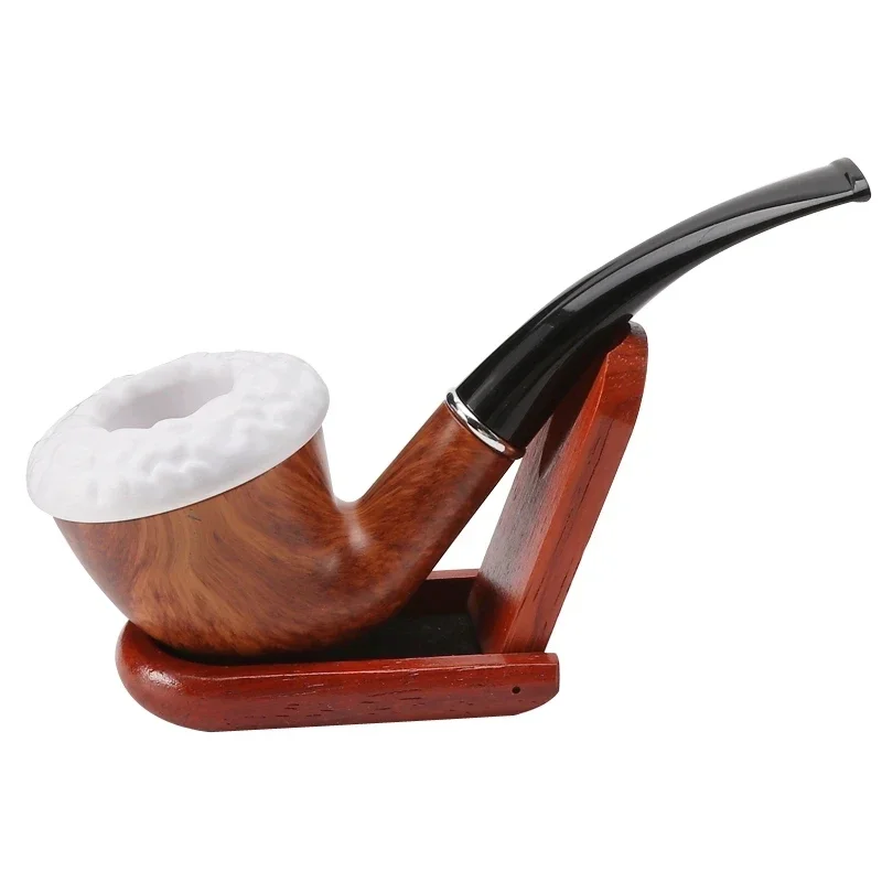 Unique Style Portable Bent Stem Resin Pipe Chimney Filter Smoking Tobacco Pipes Cigar Gifts Narguile Food Grade Mouthpiece
Unique Style Portable Bent Stem Resin Pipe Chimney Filter Smoking Tobacco Pipes Cigar Gifts Narguile Food Grade Mouthpiece