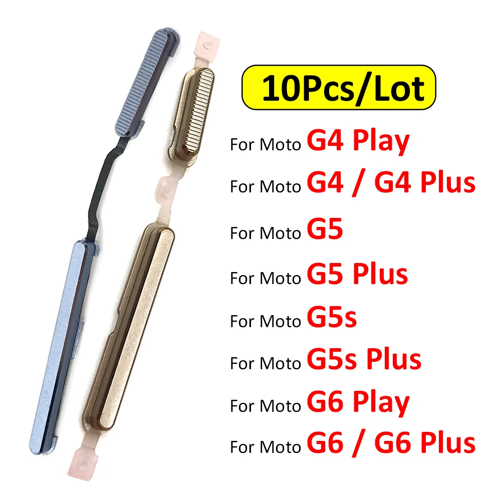 10 Pcs Volume Button For Moto G6 Play G4 G5 G5S G6 Plus Power On Off Volume Side Button Key Replacement Parts
10 Pcs Volume Button For Moto G6 Play G4 G5 G5S G6 Plus Power On Off Volume Side Button Key Replacement Parts