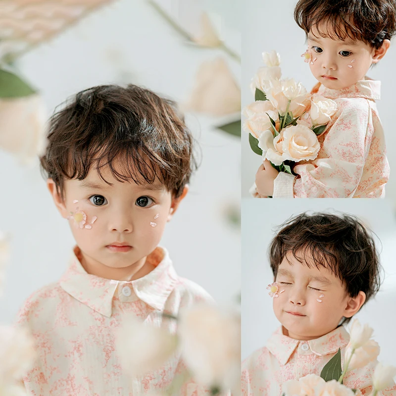 Children'S Photography Clothing 3-4 Year Old Baby Pink Printed Shirt Artificial Flowers Posing Props Studio Photo Accessories
Children'S Photography Clothing 3-4 Year Old Baby Pink Printed Shirt Artificial Flowers Posing Props Studio Photo Accessories
