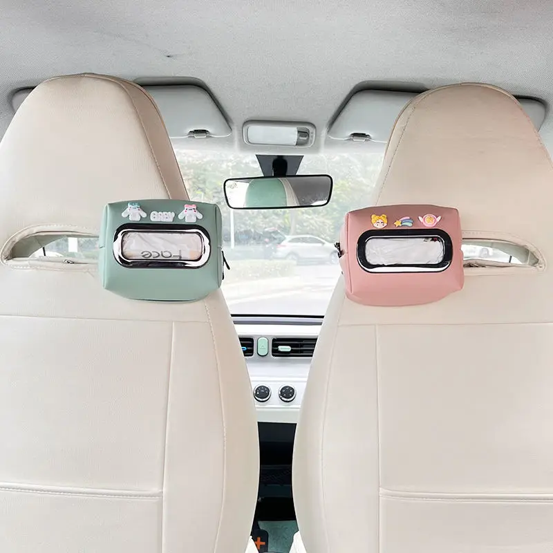 Kawaii Sanrio Cinnamoroll Tissue Box Wuling Hongguang Mini EV Macaron Hanging Car Tissue Bag Cartoon Car Accessories Decoration
Kawaii Sanrio Cinnamoroll Tissue Box Wuling Hongguang Mini EV Macaron Hanging Car Tissue Bag Cartoon Car Accessories Decoration