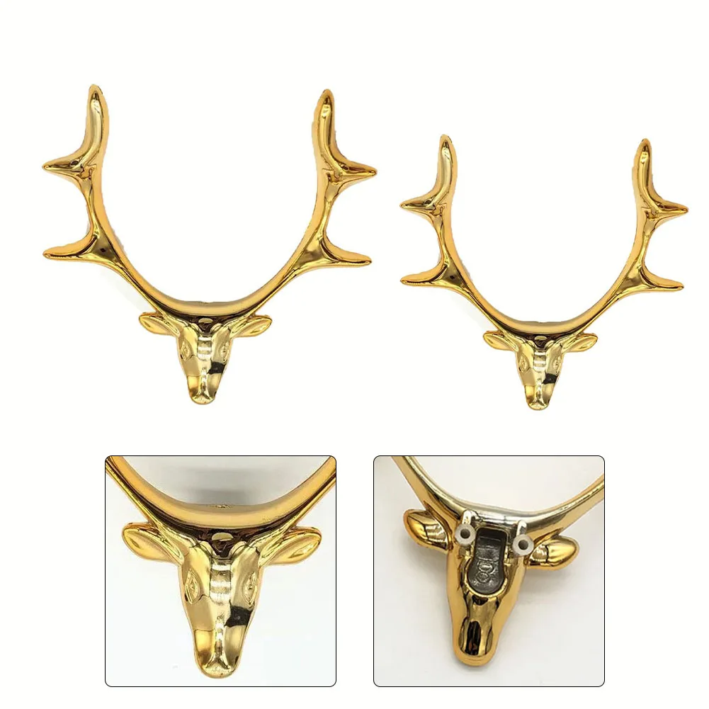 Golden Reindeer Wall Clock Decoration Deer Head Ornament Quartz Clock Movement Accessories Household Wall Decor Gift For Friend
Golden Reindeer Wall Clock Decoration Deer Head Ornament Quartz Clock Movement Accessories Household Wall Decor Gift For Friend