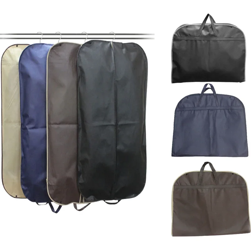 

Non-Woven Clothing Dust Cover Home Wardrobe Moisture-Proof Hanging Clothes Storage Bag Suit Dress Clothes Cover