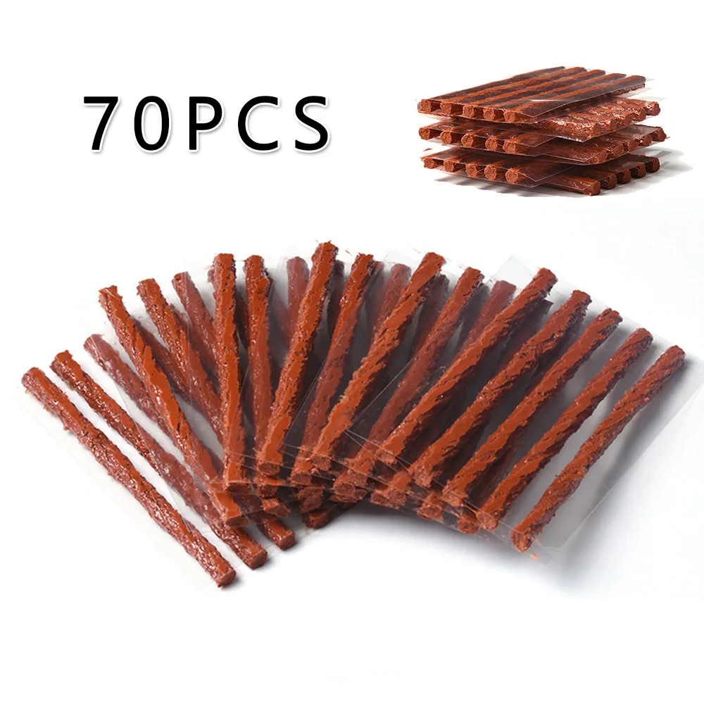 Seal Plugs Strips Tire Repair Truck Tyre 70Pcs Accessories Puncture Self Vulcanizing Tubeless 10cm*6mm Car Parts
Seal Plugs Strips Tire Repair Truck Tyre 70Pcs Accessories Puncture Self Vulcanizing Tubeless 10cm*6mm Car Parts