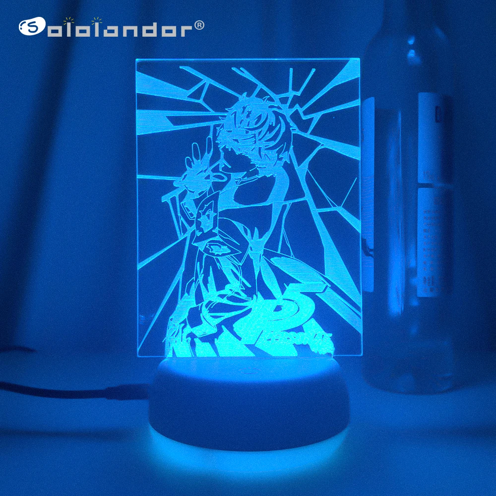 Persona 5 P5 Game Figure Ren Amamiya 3D Led Neon Night Light Cool Gift For Friend Bedroom Table Desk Colorful Decor P5 Lava Lamp 
Persona 5 P5 Game Figure Ren Amamiya 3D Led Neon Night Light Cool Gift For Friend Bedroom Table Desk Colorful Decor P5 Lava Lamp