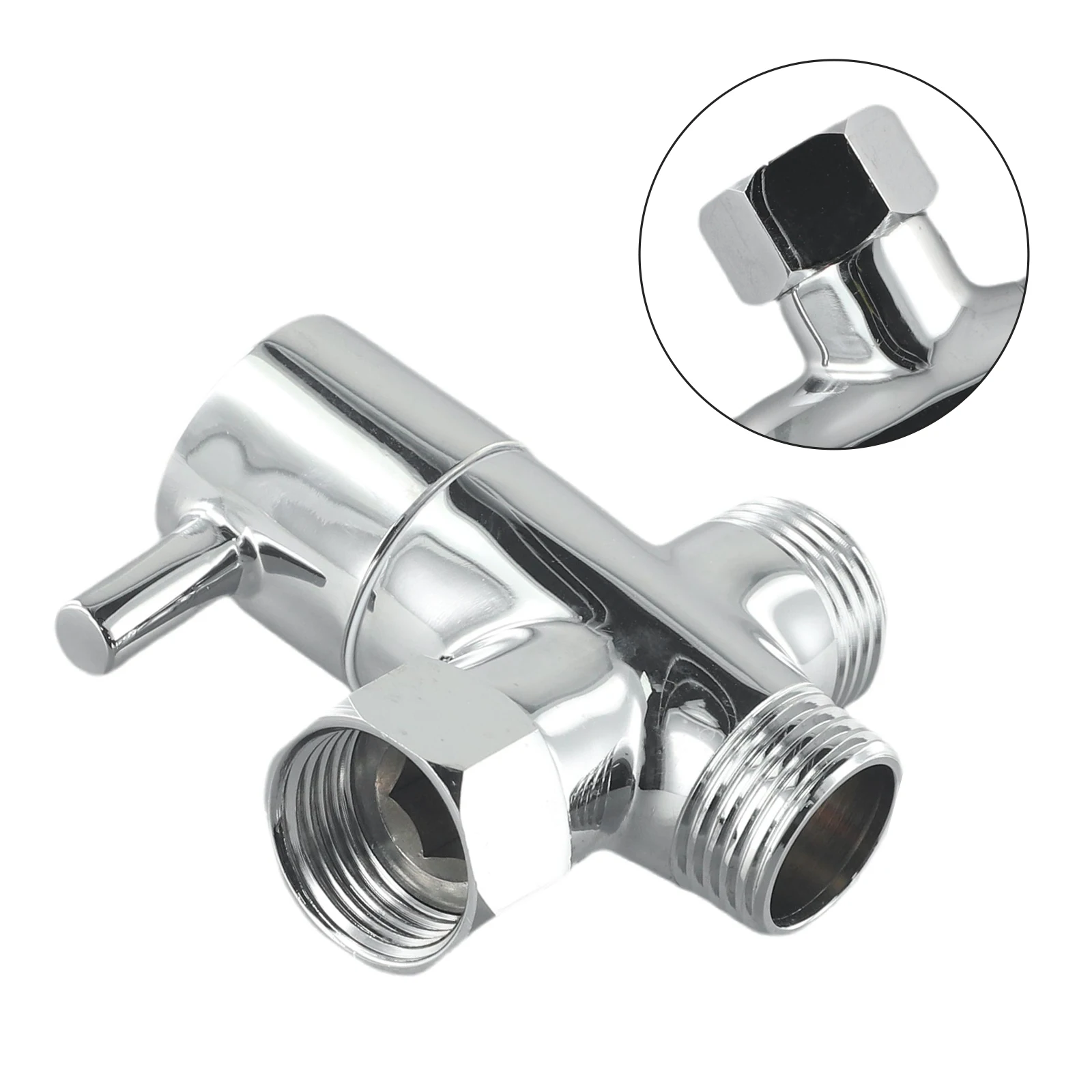 Brass Flow Divider Three-way Water Distribution Valve Shower Nozzle Converter Handheld Fixed Nozzle Switching Accessory Bathroom
Brass Flow Divider Three-way Water Distribution Valve Shower Nozzle Converter Handheld Fixed Nozzle Switching Accessory Bathroom