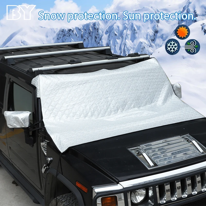 Чехол на лобовое стекло автомобиля для Hummer H2 2003-2009, автомобильный солнцезащитный козырек для снега, льда, защитный чехол на лобовое стекло для зимы, лета
Чехол на лобовое стекло автомобиля для Hummer H2 2003-2009, автомобильный солнцезащитный козырек для снега, льда, защитный чехол на лобовое стекло для зимы, лета