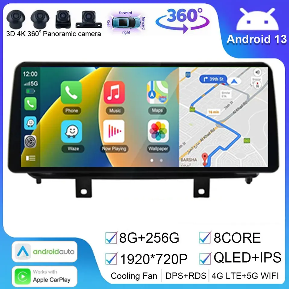 1920*720P Android 13 Автомобильный мультимедийный плеер для BMW X5 X6 F15 2014 -2016 NBT WIFI GPS Navi Радио Carplay DSP аудио экран дисплея
1920*720P Android 13 Автомобильный мультимедийный плеер для BMW X5 X6 F15 2014 -2016 NBT WIFI GPS Navi Радио Carplay DSP аудио экран дисплея