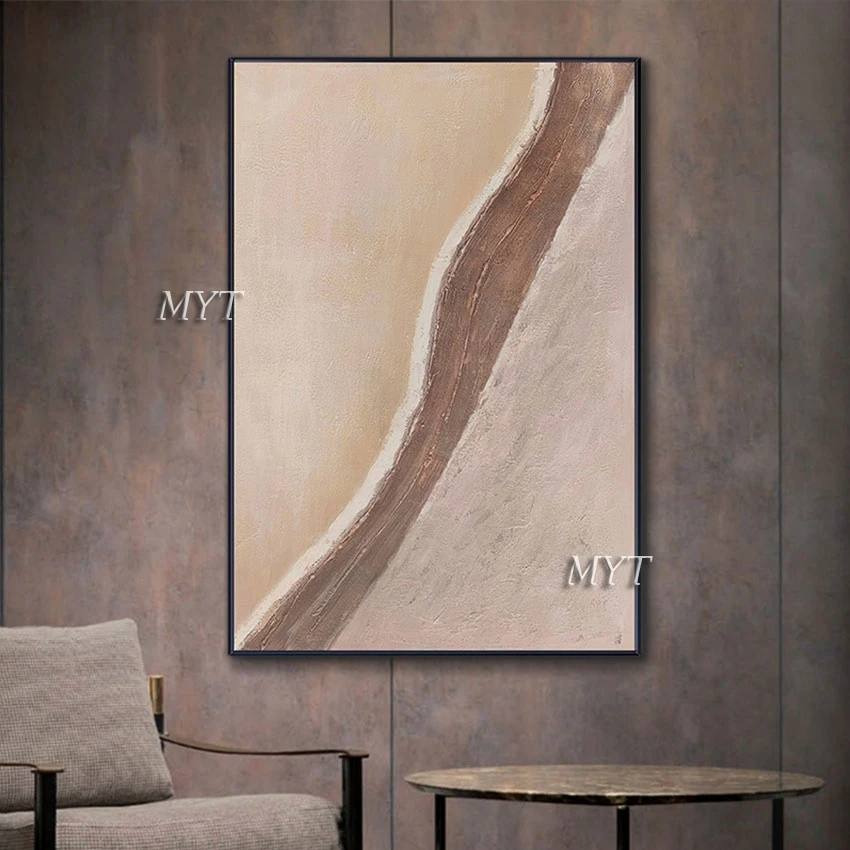

Abstract Artwork Large Modern Hand-painted Acrylic Canvas Art Abstract Oil Painting Unframed Picture For Sleeping Room Decor
