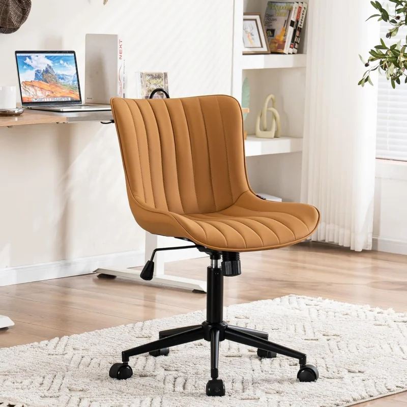 

Офисное кресло YOUNIKE, вращающееся настольное кресло с колесами и обивкой из искусственной кожи, регулируемое по высоте компьютерное офисное кресло, современное вращение