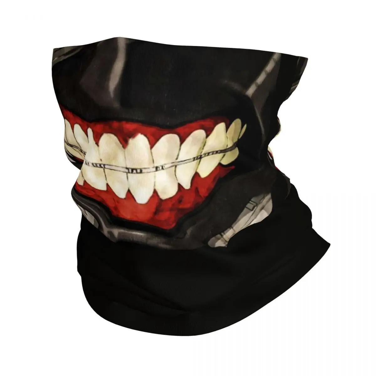 

Tokyo Ghoul Ken Kaneki Bandana Neck Gaiter Printed anime cartoon Balaclavas Face Scarf Warm Headwear Hiking for Men Women Adult