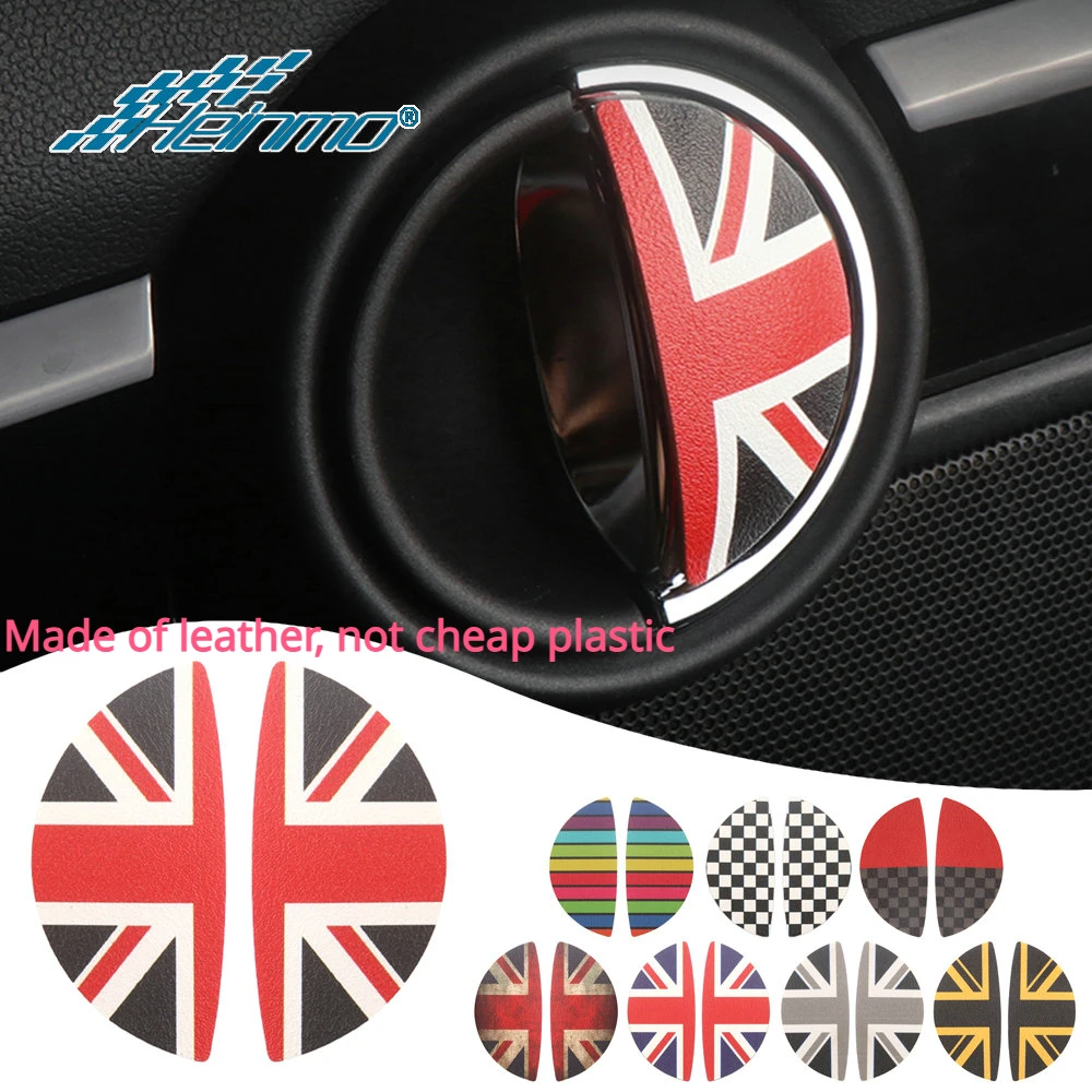 

For Mini Cooper F54 F55 F56 F60 R55 R56 R60 Car Door Handle Stickers Countryman Clubman Internal decorative accessories