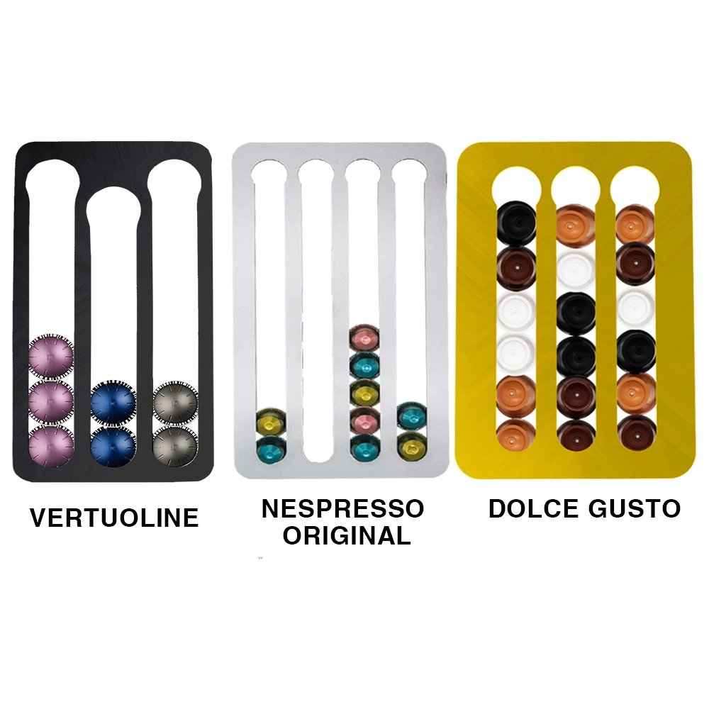 Metal Coffee Pods Holder Aluminum Mirro-Plating Stand Coffee Capsule Storage Rack Nespresso Coffee Capsulas Stand For Nespresso
Metal Coffee Pods Holder Aluminum Mirro-Plating Stand Coffee Capsule Storage Rack Nespresso Coffee Capsulas Stand For Nespresso
