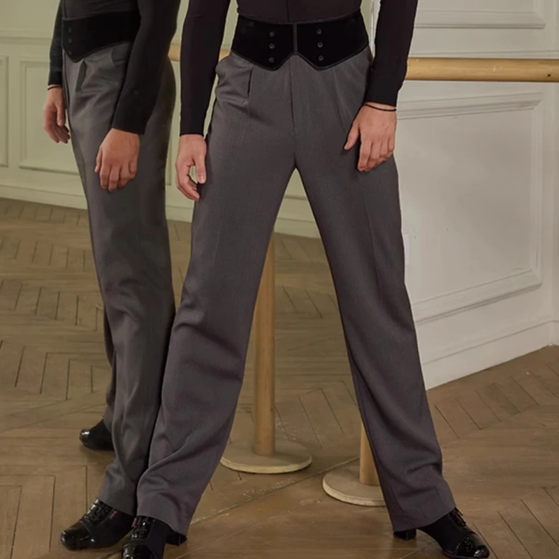Men Modern Dancing Pants Adults Chacha Samba Rumba Latin Dance Trousers Ballroom Dance Performance Pants Practice Wear SL9455
Men Modern Dancing Pants Adults Chacha Samba Rumba Latin Dance Trousers Ballroom Dance Performance Pants Practice Wear SL9455