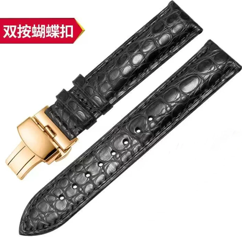 Genuine product Brown Black Alligator leather strap high quality Bracelet Crocodile skin Man women Watch Band Butterfly buckle
Genuine product Brown Black Alligator leather strap high quality Bracelet Crocodile skin Man women Watch Band Butterfly buckle