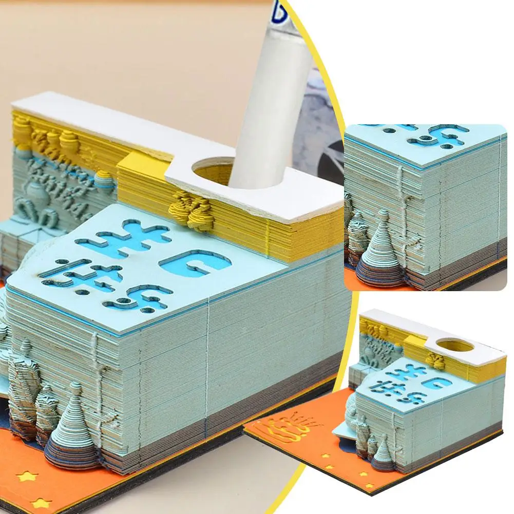 Buladle 3D Memo Pad Magic Castle With Light Tear-off Paper Craft Non-Sticky For Building Blocks Art And Fun Stationery Chri D3Z0
Buladle 3D Memo Pad Magic Castle With Light Tear-off Paper Craft Non-Sticky For Building Blocks Art And Fun Stationery Chri D3Z0