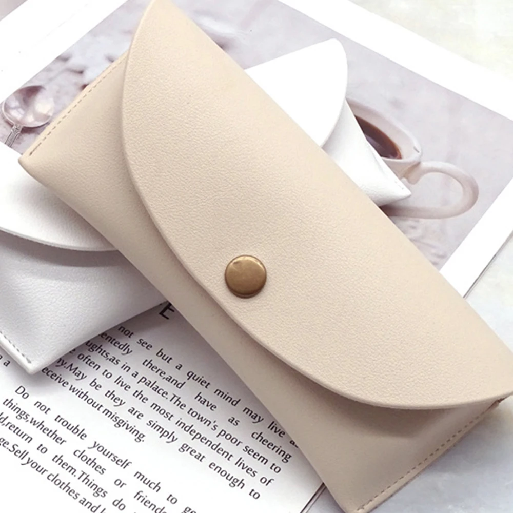 Soft Leather Glasses Cases Bag Women Men Simplicity Solid Color Sunglasses Box Outdoor Travel Storage Box Eyewear Accessories
Soft Leather Glasses Cases Bag Women Men Simplicity Solid Color Sunglasses Box Outdoor Travel Storage Box Eyewear Accessories