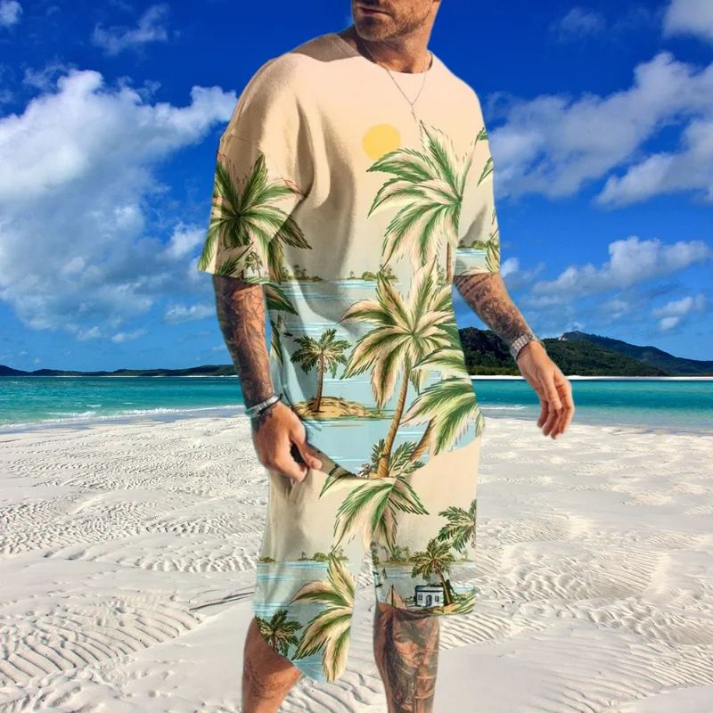 2023 Summer Suits For Men Tracksuits Casual Short Sleeves Holiday style 3D Print T-shirt+Men 2 Piece Set Sportswear Mens Shirts 
2023 Summer Suits For Men Tracksuits Casual Short Sleeves Holiday style 3D Print T-shirt+Men 2 Piece Set Sportswear Mens Shirts