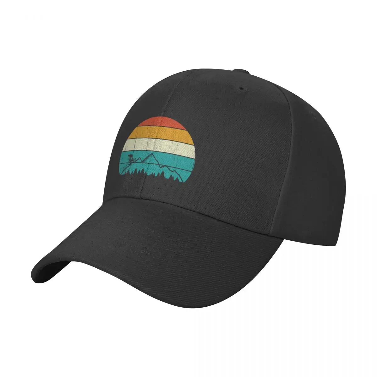 

Vintage Downhill Mountain Biking MTB Baseball Cap Icon fashionable Designer Hat Sun Hat For Children Women's Beach Men's