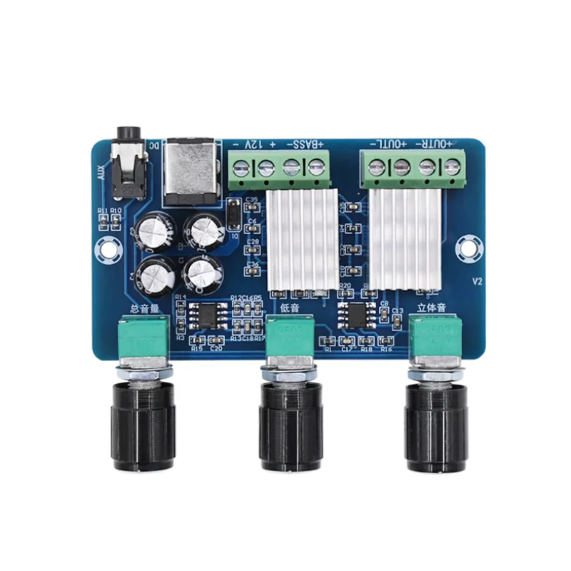 DC 12V 20W+10W+10W 2.1 channel Stereo Audio Digital power amplifier board Bass subwoofer AMP XH-A355 aplificador audio
DC 12V 20W+10W+10W 2.1 channel Stereo Audio Digital power amplifier board Bass subwoofer AMP XH-A355 aplificador audio