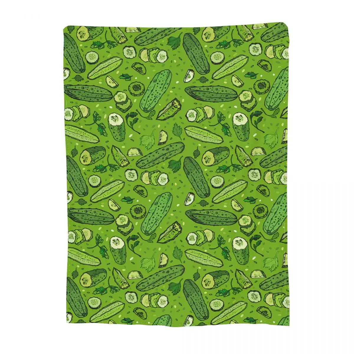 

Ярко-Зеленое одеяло из огурца и петрушки, Фланелевое домашнее одеяло, удобное легкое плюшевое тонкое одеяло для путешествий