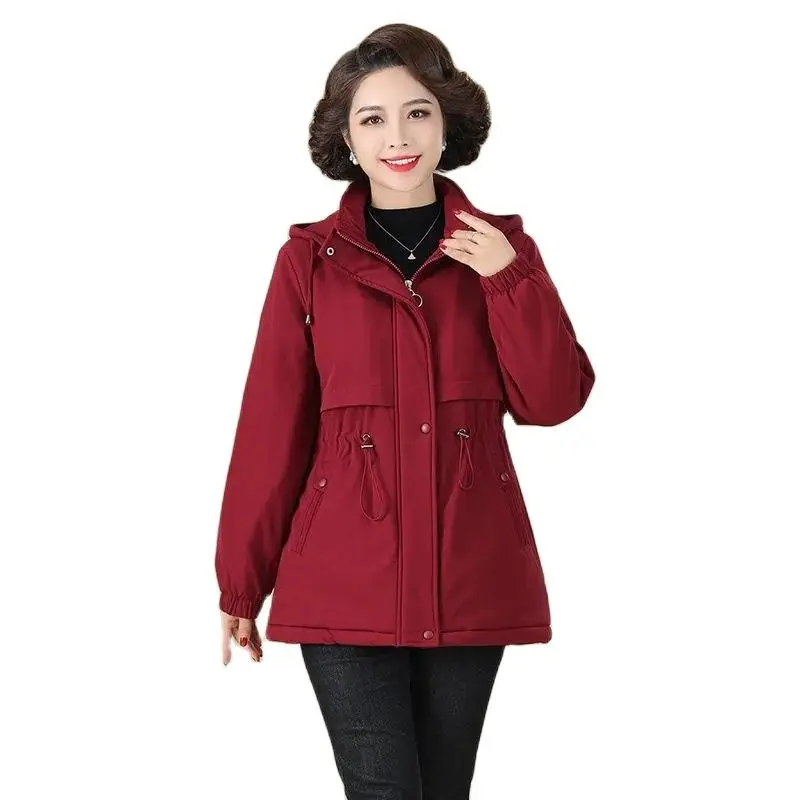 Осенне-зимний Тренч 2022, новые куртки, Женская ветровка, облегающие пальто на завязках с длинным рукавом, толстые флисовые пальто с капюшоном, верхняя одежда
Осенне-зимний Тренч 2022, новые куртки, Женская ветровка, облегающие пальто на завязках с длинным рукавом, толстые флисовые пальто с капюшоном, верхняя одежда