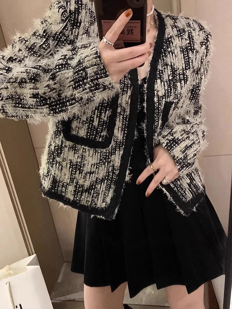 High Street French Vintage Small Fragrance Wool Jacket For Women Fall Winter Fashion Fried Street Short Coats Chaquetas Jaqueta
High Street French Vintage Small Fragrance Wool Jacket For Women Fall Winter Fashion Fried Street Short Coats Chaquetas Jaqueta