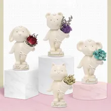 Creative Angel Decoration Ornaments Cartoon Animal Vase Household Resin Potted Personality Desktop Dried Flower Gift Flowerpot
Creative Angel Decoration Ornaments Cartoon Animal Vase Household Resin Potted Personality Desktop Dried Flower Gift Flowerpot