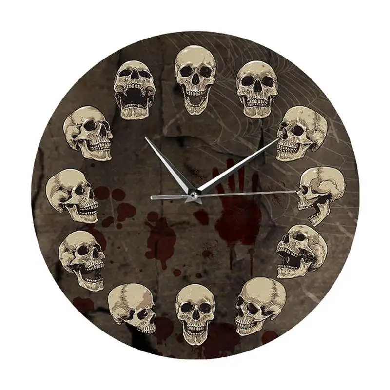 Halloween Skull Wall Clock Silent Non-Ticking Wall Clocks Battery Operated Rustic Vintage Battery Operated Non-Ticking Silent
Halloween Skull Wall Clock Silent Non-Ticking Wall Clocks Battery Operated Rustic Vintage Battery Operated Non-Ticking Silent