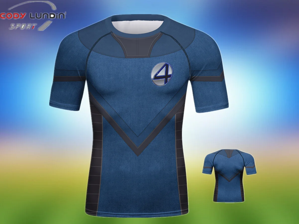 Cody Lundin Basic Solid Short Sleeve Compression Sport T-shirt Fitness Man Gym Cycling Running Sportwear Tee Blue Color
Cody Lundin Basic Solid Short Sleeve Compression Sport T-shirt Fitness Man Gym Cycling Running Sportwear Tee Blue Color