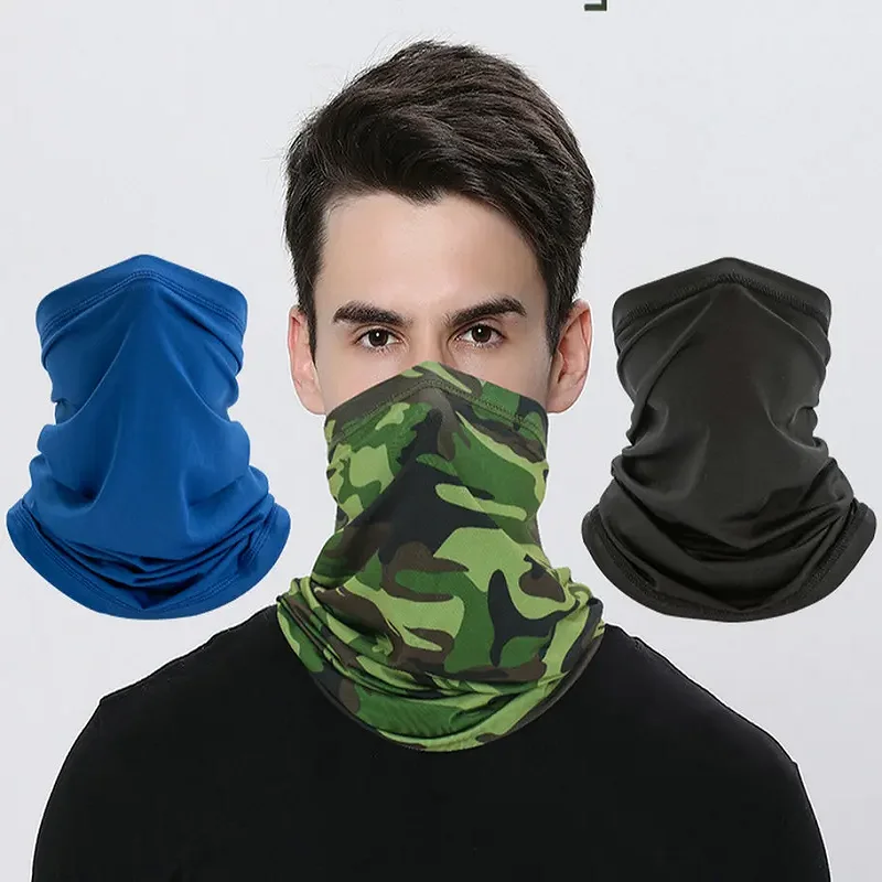 

Balaclava Men Beanies Outdoor Sports Motorcycle Sun Protection Scarf Bonnets Summer Fishing Neck Gaiter Ski Mask Men Women Hat