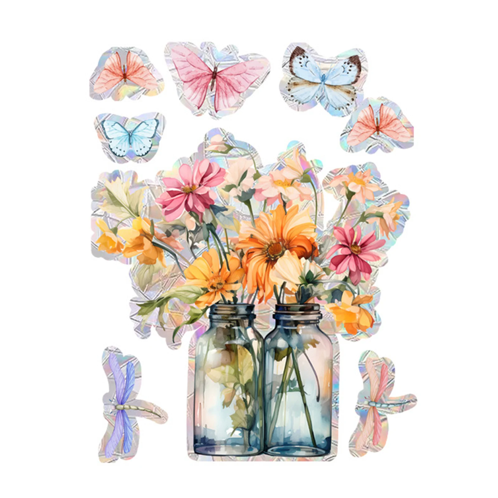 Flower Butterfly Wall Sticker Background Wall Home Decoration Wall Sticker Window Glass Paste Visible Decorative Wall Decal
Flower Butterfly Wall Sticker Background Wall Home Decoration Wall Sticker Window Glass Paste Visible Decorative Wall Decal