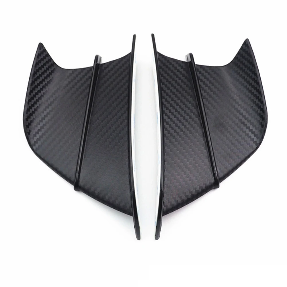 Durable Side Winglets Air Deflector 2 Pcs ABS About 140G Accessories Easy To Install Glossy Carbon Fiber Parts
Durable Side Winglets Air Deflector 2 Pcs ABS About 140G Accessories Easy To Install Glossy Carbon Fiber Parts