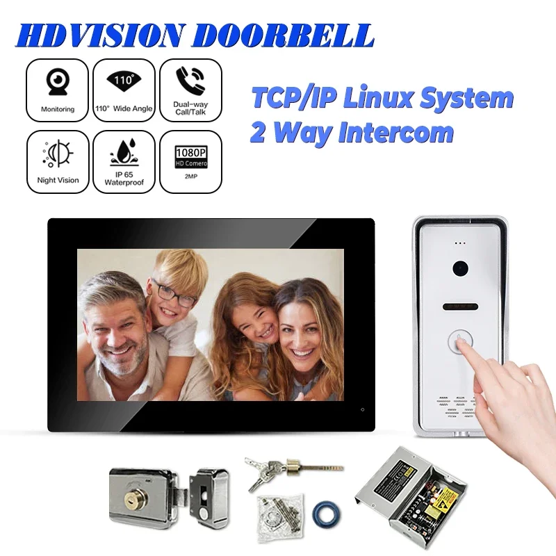New Trend Video Portero IP Waterproof Outdoor Unit IR Night Vision 7 Inch Touch Screen 2-way Intercom
New Trend Video Portero IP Waterproof Outdoor Unit IR Night Vision 7 Inch Touch Screen 2-way Intercom