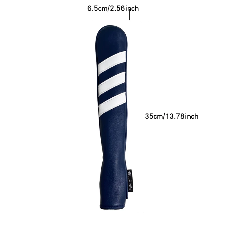 Golf Alignment Rod Cover Striped Case Holder Headcover PU Leather for Aiming Exercise Training Aid Head Protection Accessories Golf Alignment Rod Cover Striped Case Holder Headcover PU Leather for Aiming Exercise Training Aid Head Protection Accessories