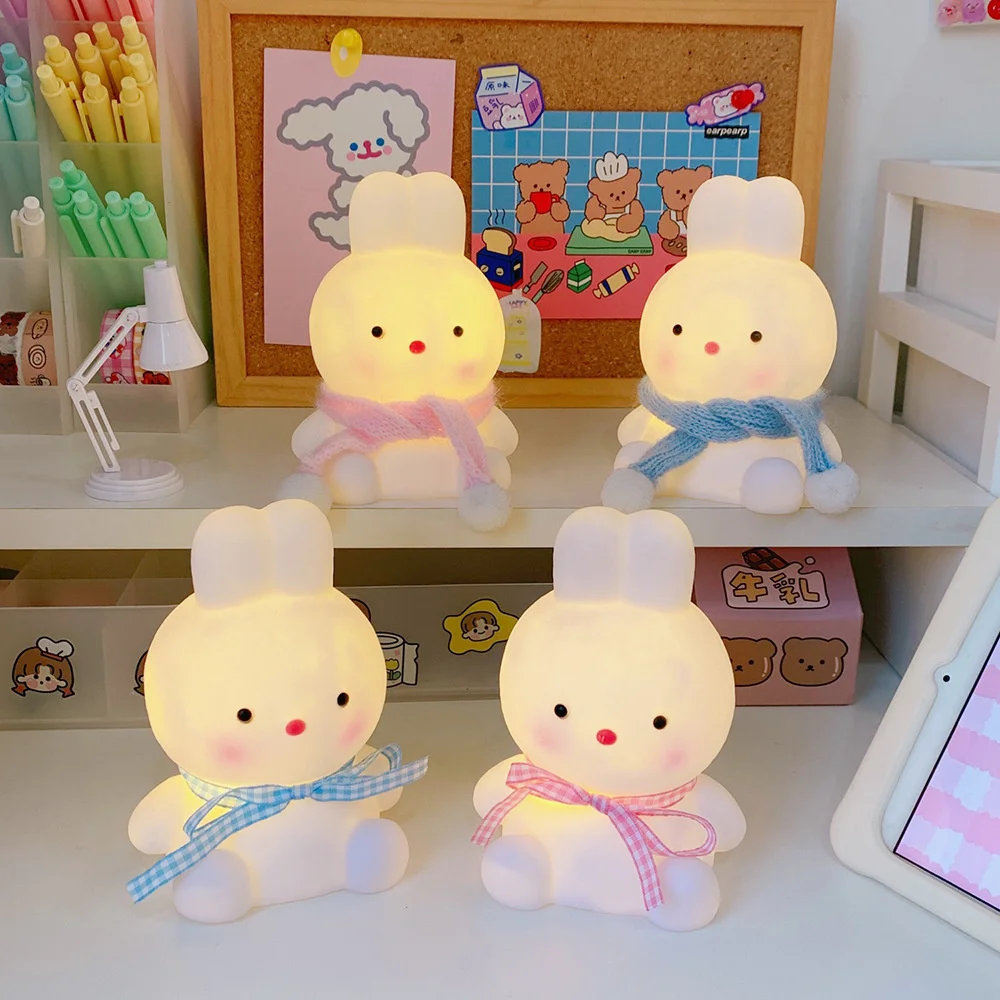 Kawaii Night Light Cartoon Creative Ornament Unplugged Bunny Decoration Bedroom Bedside Lamp Desk Lamp Children Birthday Gift
Kawaii Night Light Cartoon Creative Ornament Unplugged Bunny Decoration Bedroom Bedside Lamp Desk Lamp Children Birthday Gift