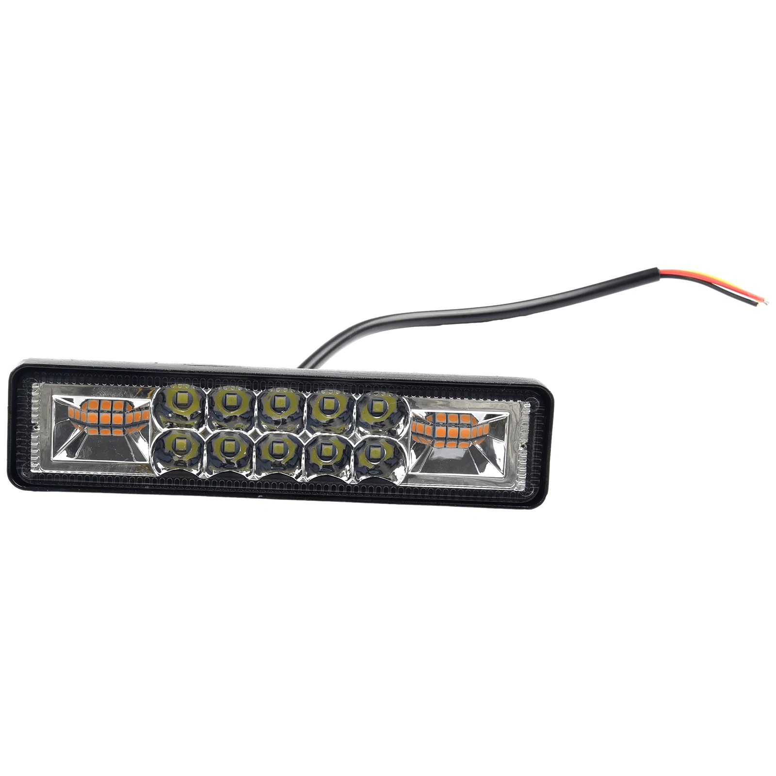 Car LED One-shaped 16 Lights Flashing Left And Right Work Lights 6 Inches 48W Two-color Flashing Off-road Vehicle Modified Headl
Car LED One-shaped 16 Lights Flashing Left And Right Work Lights 6 Inches 48W Two-color Flashing Off-road Vehicle Modified Headl