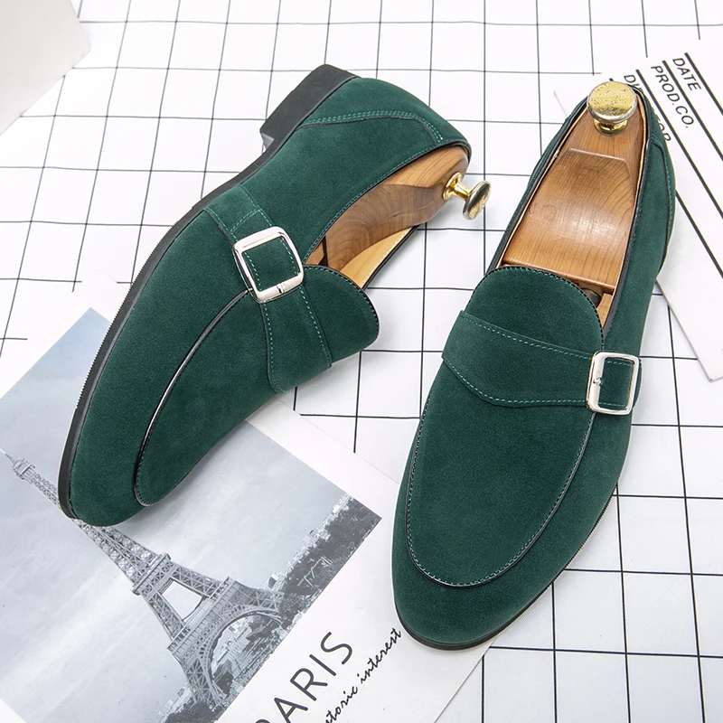 Big Size 38-46 Men Casual Shoes Slip On Wedding Dress Shoes Man Loafers Men Shoes Green Black Suede Leather Formal Mens Shoes
Big Size 38-46 Men Casual Shoes Slip On Wedding Dress Shoes Man Loafers Men Shoes Green Black Suede Leather Formal Mens Shoes