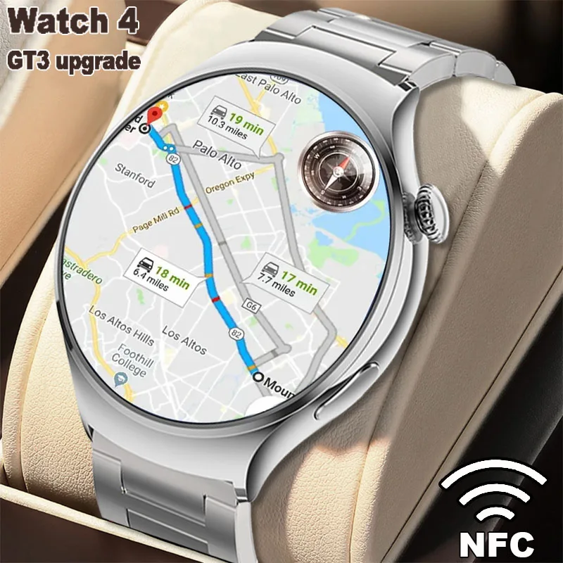 

Смарт-часы для Huawei Watch 4 Mini, женские Смарт-часы с экраном 1,36 дюйма HD, GPS, спортивный трекер, часы с измерением уровня сахара в крови, умные часы с Bluetooth-вызовом