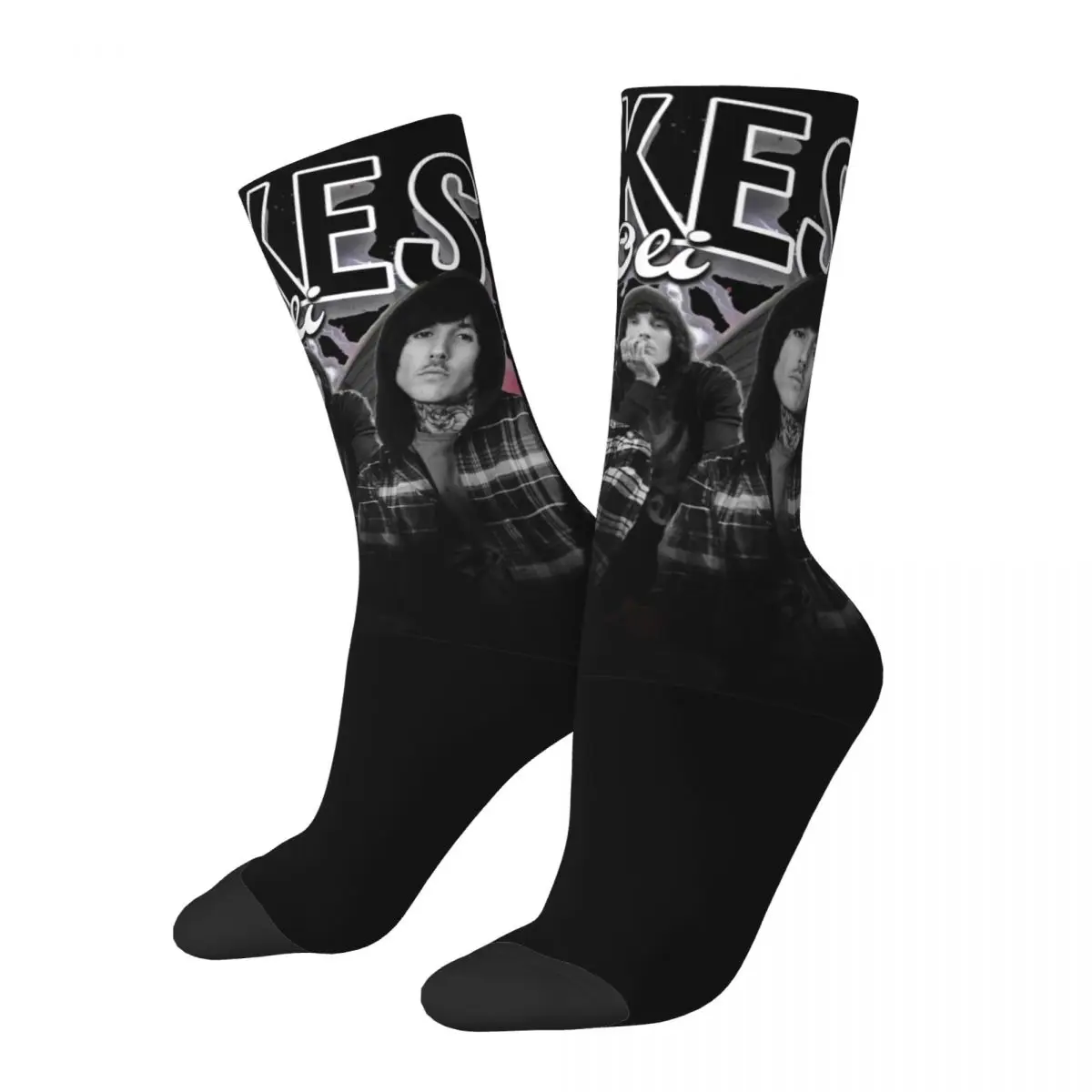 

Casual Female Socks Oli Sykes 90s Bootleg Accessories Cute Funny Singer Sport Socks All Seasons