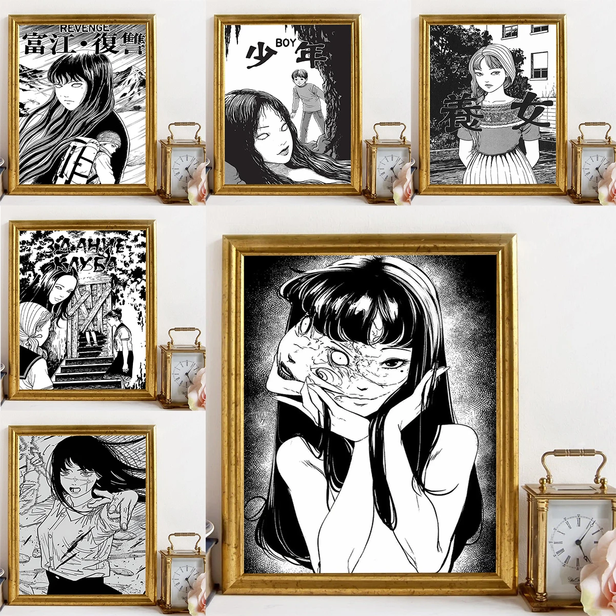 Horror Anime Tomie Poster Paintings for Bedroom Canvas Gamer Room Decoration Home Decore With Free Shipping Decorative Painting
Horror Anime Tomie Poster Paintings for Bedroom Canvas Gamer Room Decoration Home Decore With Free Shipping Decorative Painting
