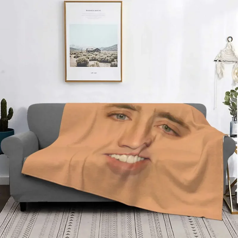 Nicolas Funny Meme Vintage Throw Blanket for Home Nicolas Cage Full Face Fuzzy Blankets
Nicolas Funny Meme Vintage Throw Blanket for Home Nicolas Cage Full Face Fuzzy Blankets